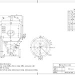 Monroe Stainless 2000l Fermenter drawing