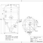 Monroe Stainless 4000L Fermenter Drawing