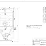 Monroe Stainless 6000L Fermenter drawing